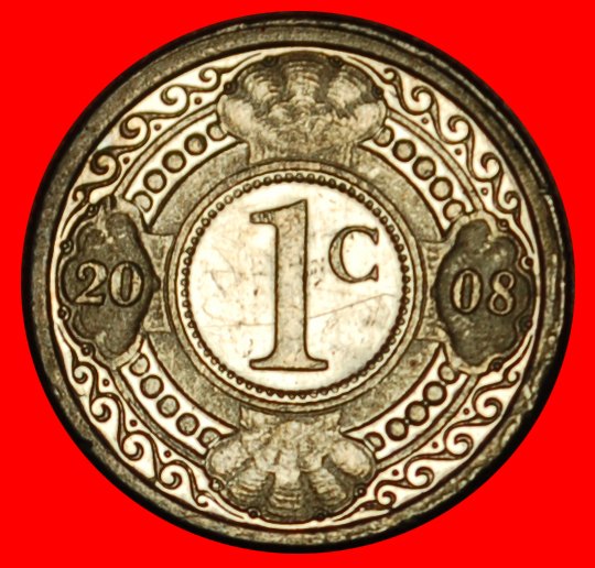 Ⰶ NO ARUBA (1989-2022):NETHERLANDS ANTILLES★1 CENT 2008! BEATRIX (1980-2013)★LOW START ★ NO RESERVE!