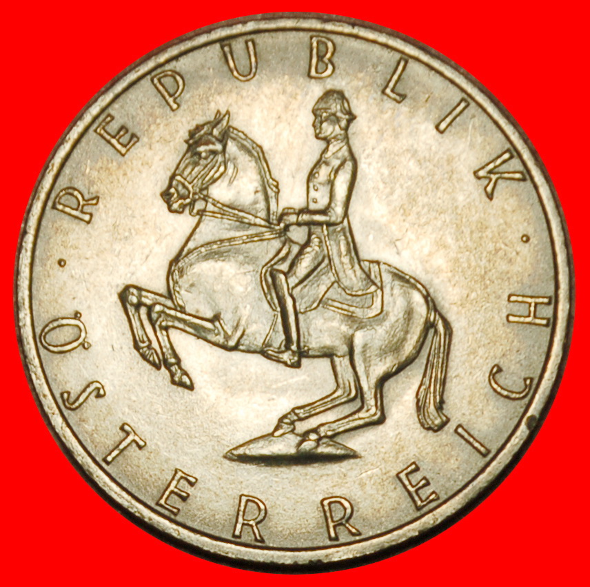 Ⰶ HORSE (1968-2001): AUSTRIA ★ 5 SHILLINGS 1970 MINT LUSTRE! ★LOW START★ NO RESERVE!