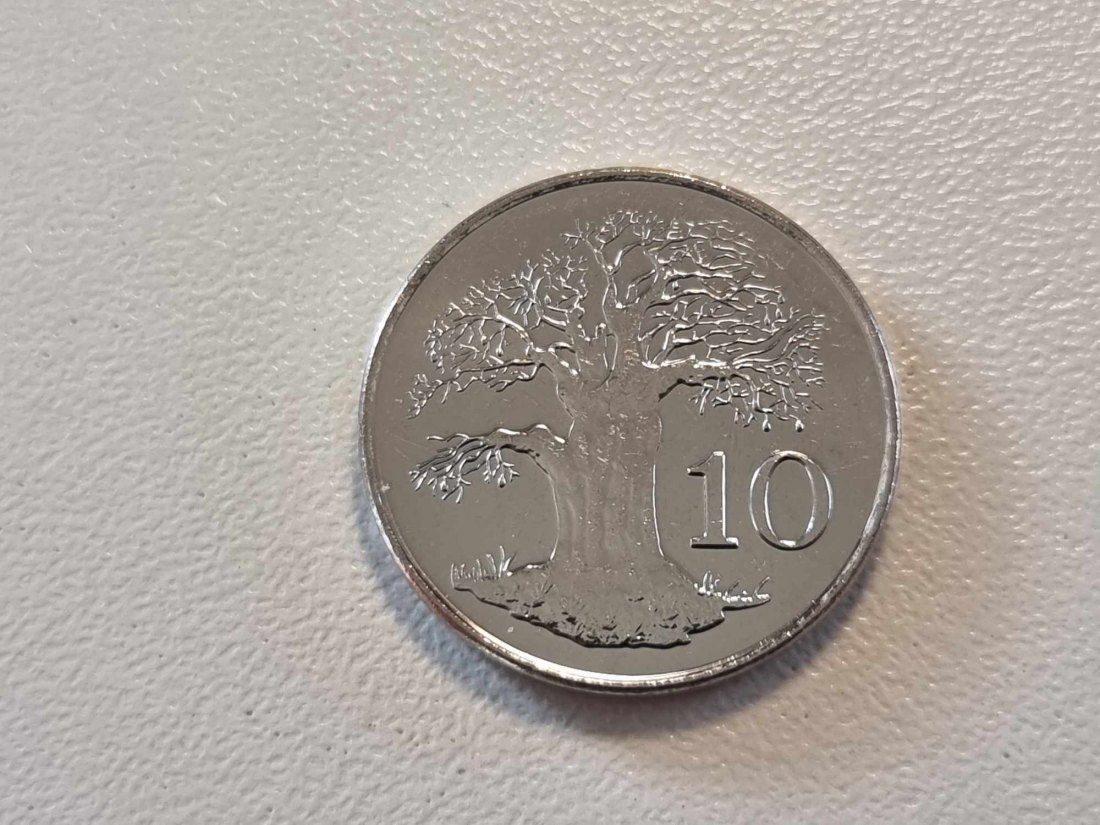  Zimbabwe 10 Cents 2002 STG   
