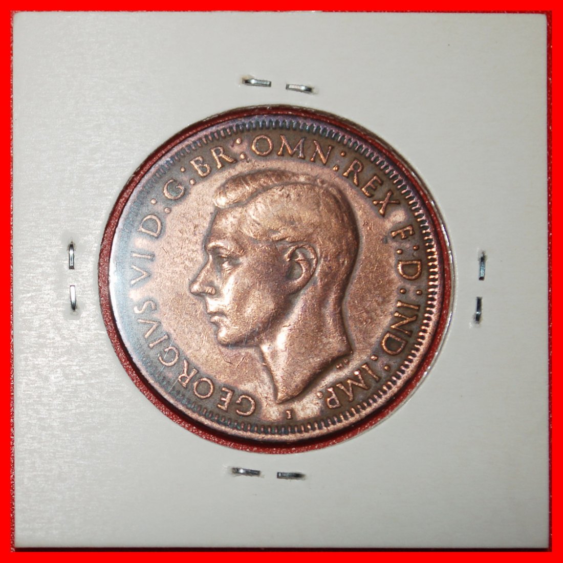  Ⰶ KANGAROO INDIA: AUSTRALIA★1 PENNY 1943I! GEORGE VI (1937-1952)! IN PACKAGE★LOW START ★ NO RESERVE!   