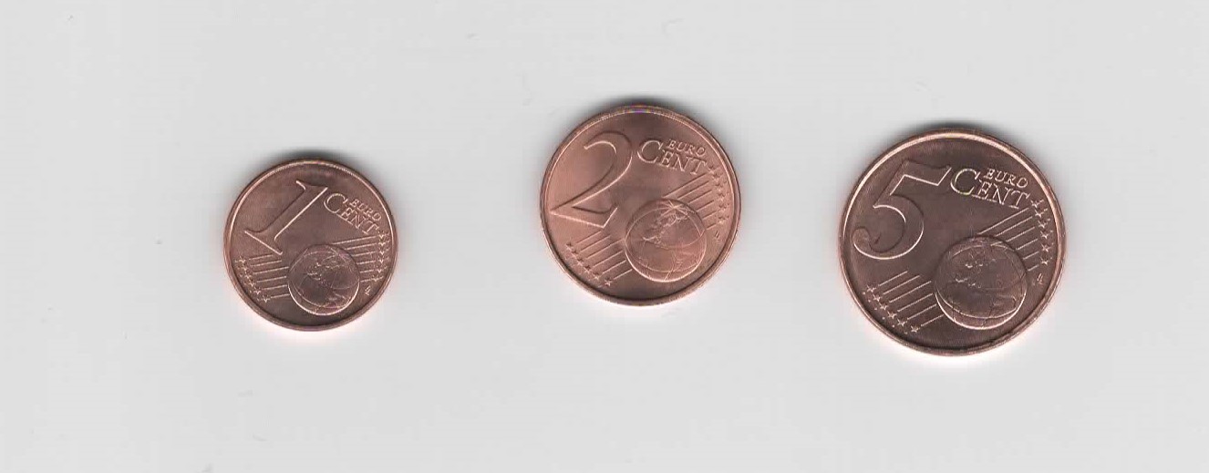 1,2 und 5 Cent Niederlande 2005 ( A004)