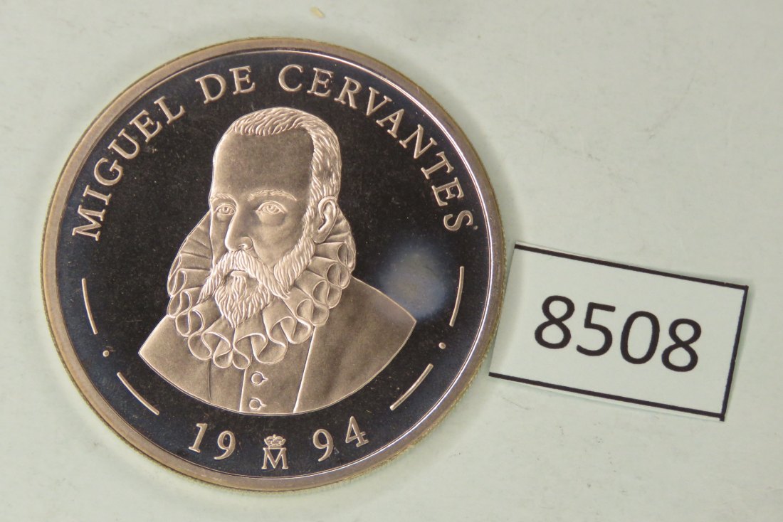 8508 Spanien 1994 5 Miguel Cervantes 33,62 g Silber 0.925