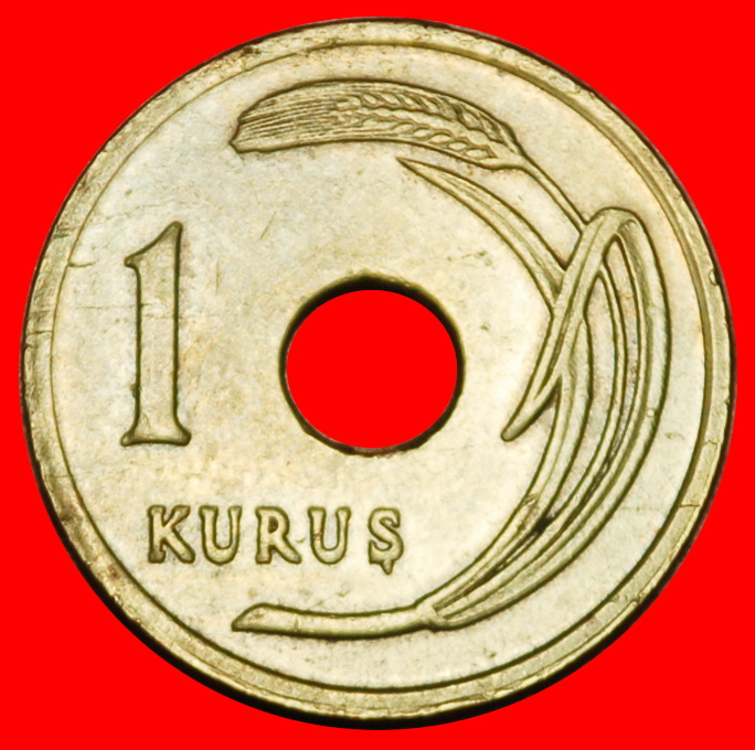  Ⰶ ZENTRALLOCH (1947-1951): TÜRKEI ★ 1 KURUS 1951!   OHNE VORBEHALT!   
