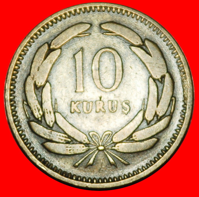 Ⰶ CRESCENT AND STAR ERROR (1949-1956): TURKEY ★ 10 KURUSES 1949!★LOW START ★ NO RESERVE!