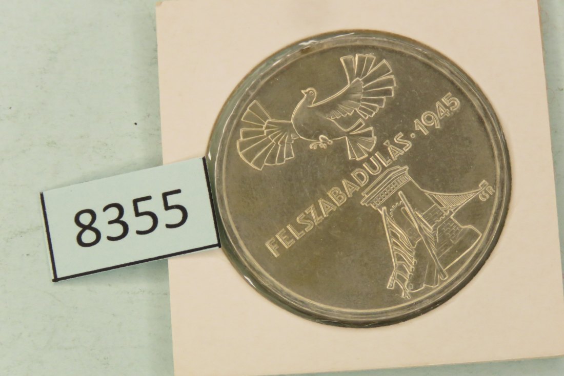 8355 Ungarn 1974 200 Forint 30 Jahre Befreiung 28 g Silber 0.640