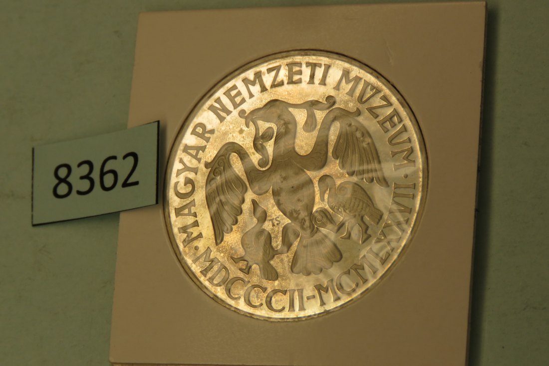 8362 Ungarn 1977 200 Forint 175 Jahre Nat.theater 28 g Silber 0.640