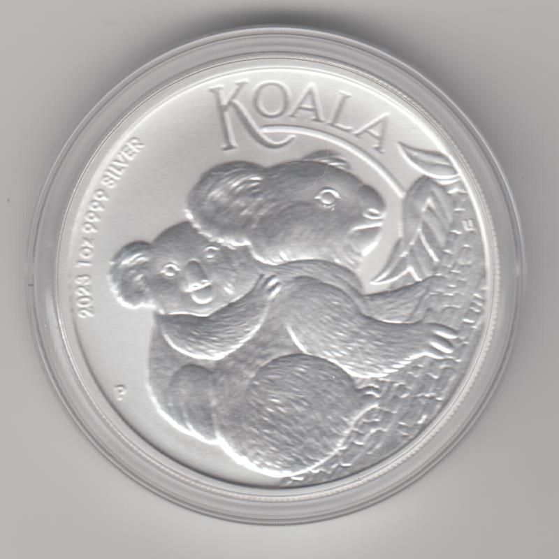 Australien, 1 Dollar 2023, Koala, 1 unze oz Silber, 31,1 Gramm Feinsilber