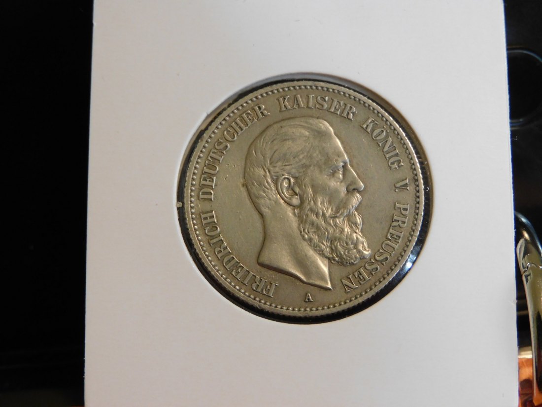 GERMANY 2 MARK 1888 PRUSSIA.GRADE-PLEASE SEE PHOTOS.