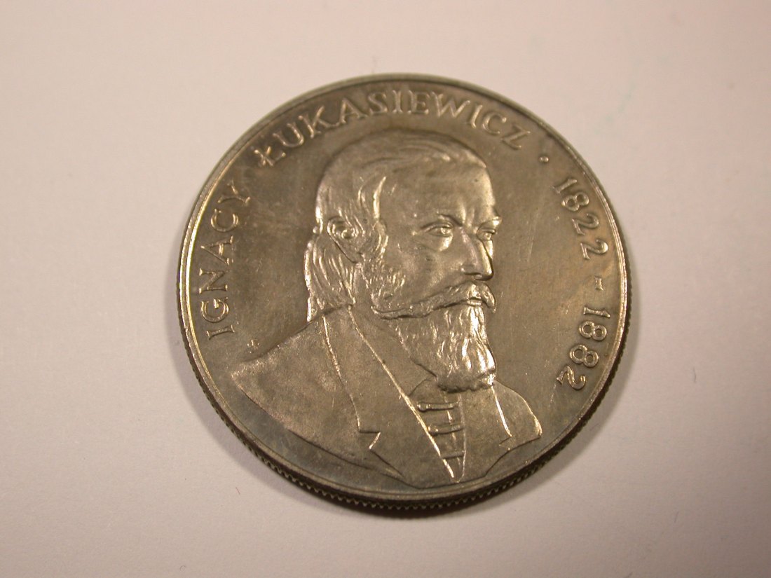 I9 Polen 50 Zloty Lukasiewicz 1983 in f.St/St EA Seltener !! Originalbilder