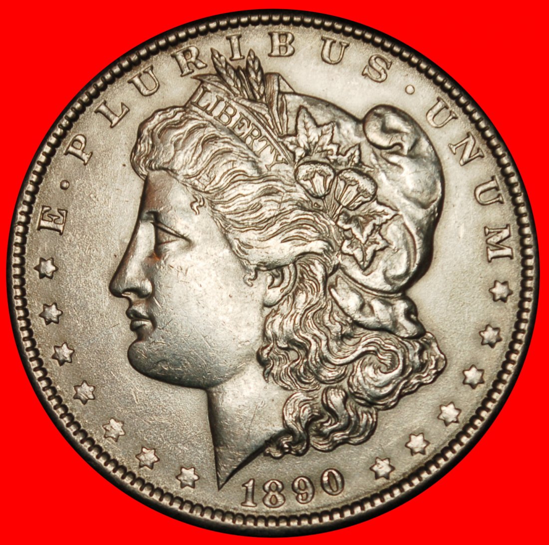 Ⰶ SILVER MORGAN (1878-1921): USA ★ 1 DOLLAR 1890! ★LOW START ★ NO RESERVE!