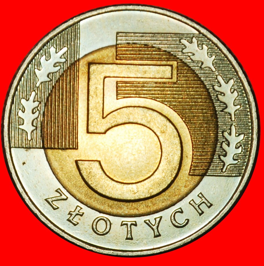 Ⰶ 2 SOLD PRIVATE MINT (1994-2023): POLAND ★ 5 ZLOTYS 1994! BI-METALLIC! UNC! LOW START ★ NO RESERVE!