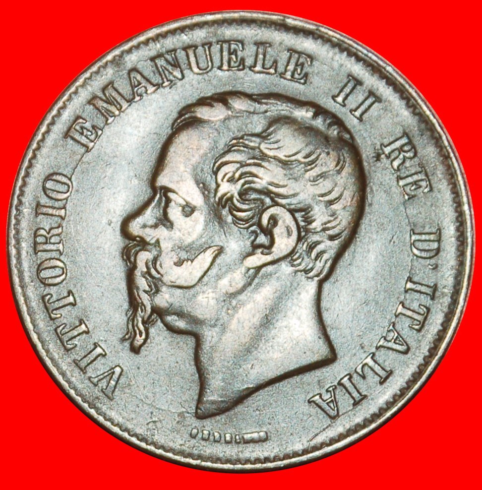 Ⰶ 2 SOLD NAPLES: ITALY★ 5 CENTESIMOS 1862N! VICTOR EMMANUEL II (1861-1878) LOW START ★ NO RESERVE!   