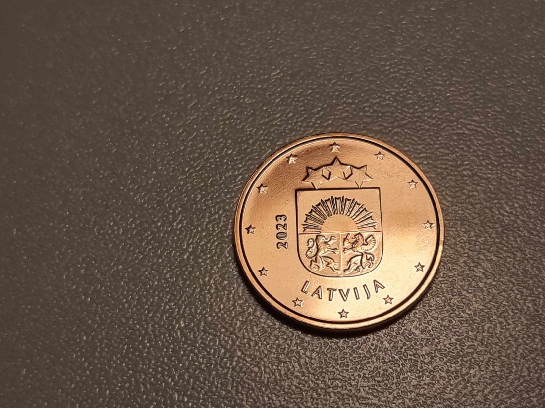  Lettland 5 Cent 2023 STG   