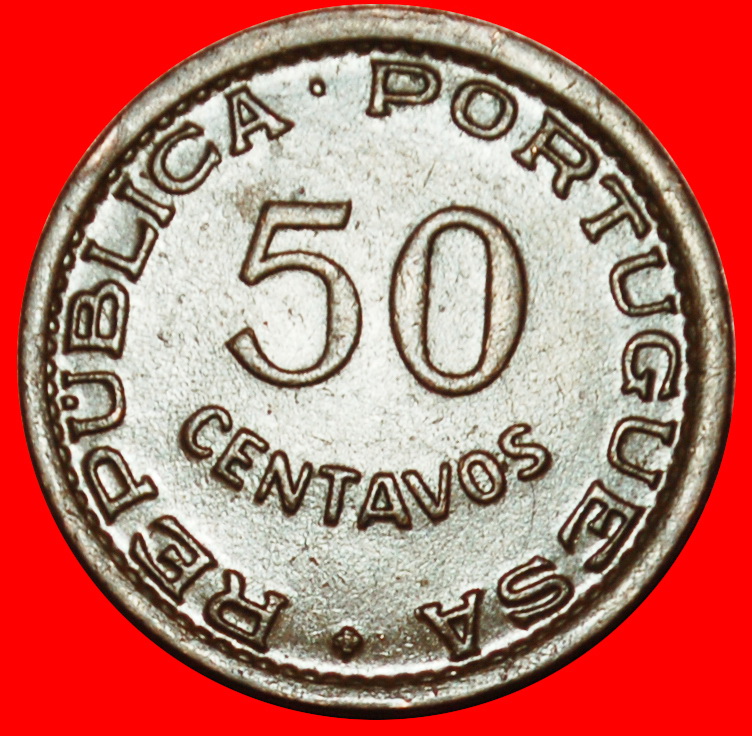  Ⰶ ELEPHANT (1953-1961) PORTUGAL: ANGOLA ★ 50 CENTAVOS 1957 ERROR!★LOW START ★ NO RESERVE!   