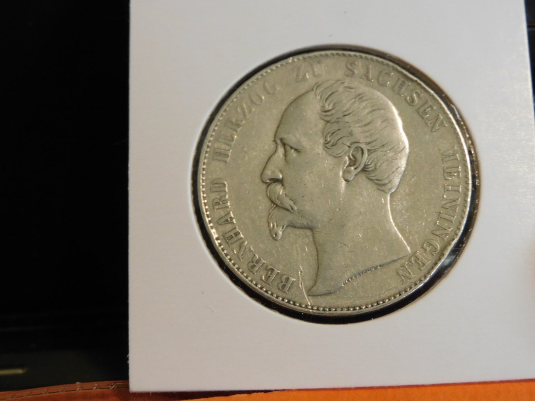 GERMANY 1 THALER 1859 S.MEININGEN.GRADE-PLEASE SEE PHOTOS.