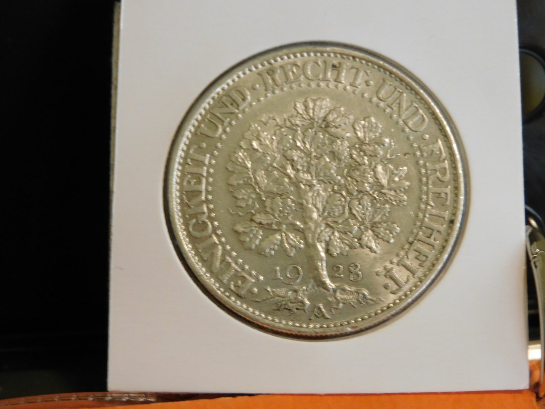 GERMANY 5 MARK 1928 A WEIMAR.GRADE-PLEASE SEE PHOTOS.