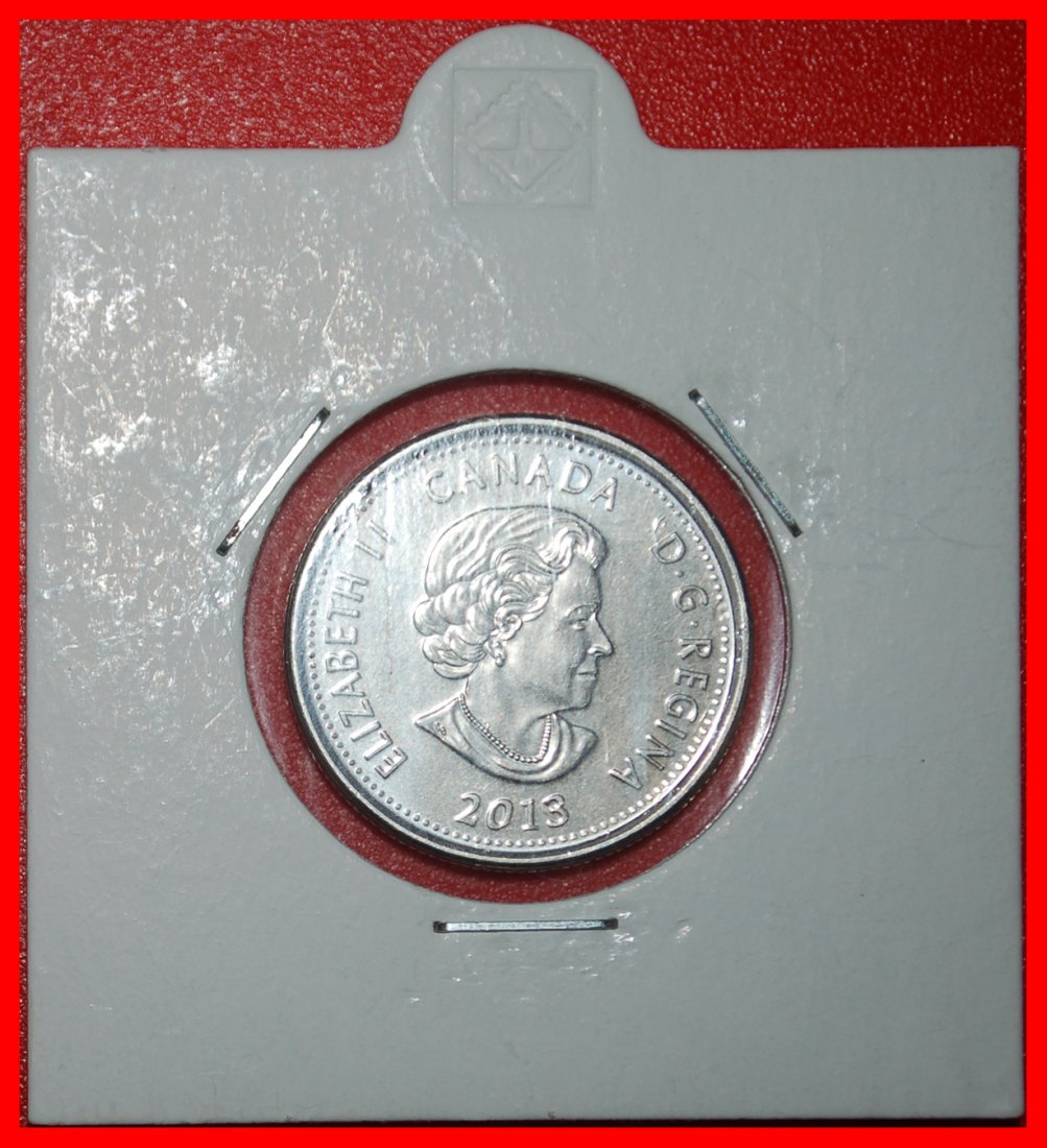  Ⰶ KRIEG 1812:KANADA★25 CENT 2013 STG STEMPELGLANZ! ELISABETH II. (1953-2022) PACKUNG★OHNE VORBEHALT!   