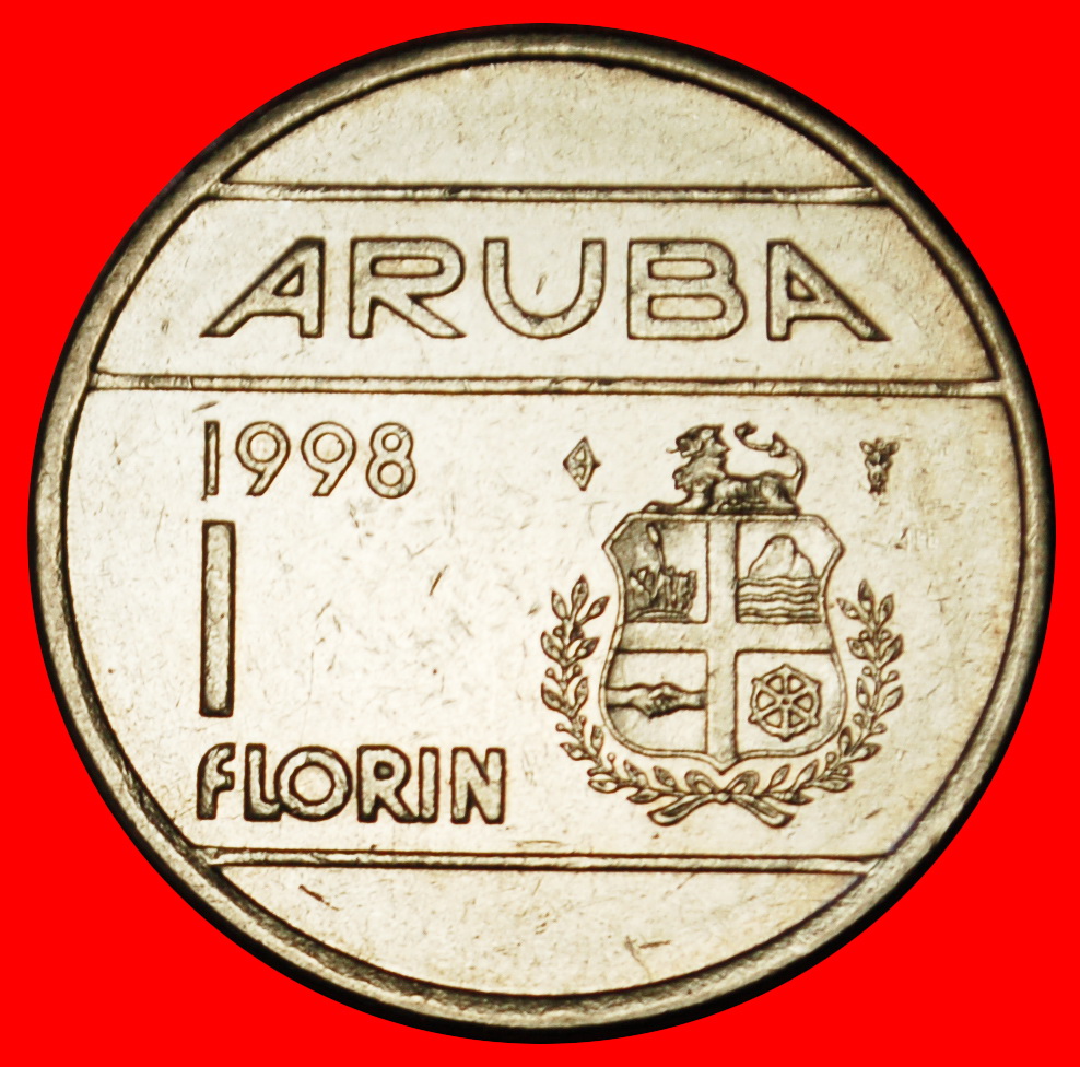 Ⰶ NETHERLANDS (1986-2013): ARUBA★1 FLORIN 1998! BEATRIX (1980-2013) LUSTRE! LOW START ★ NO RESERVE!