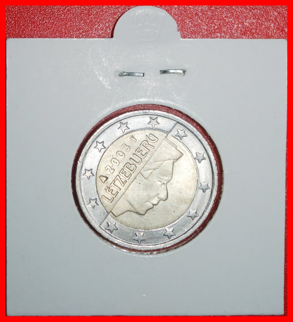 Ⰶ NIEDERLANDE PHALLISCHE TYP 2002-2006: LUXEMBURG ★ 2 EURO 2003! HENRI (2000-) STG ★OHNE VORBEHALT!