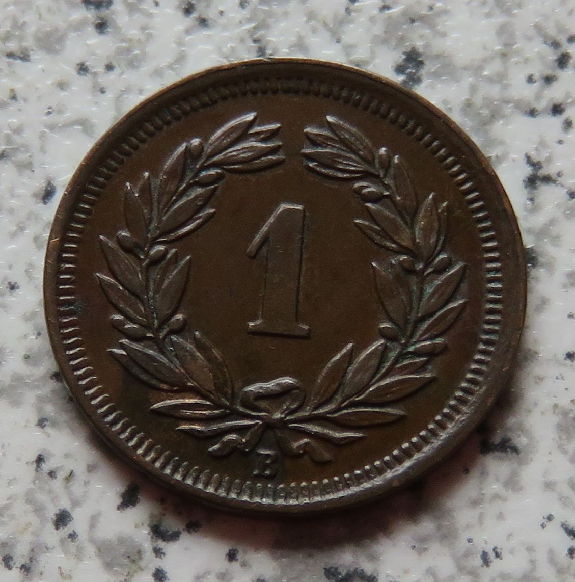  Schweiz 1 Rappen 1912 B   