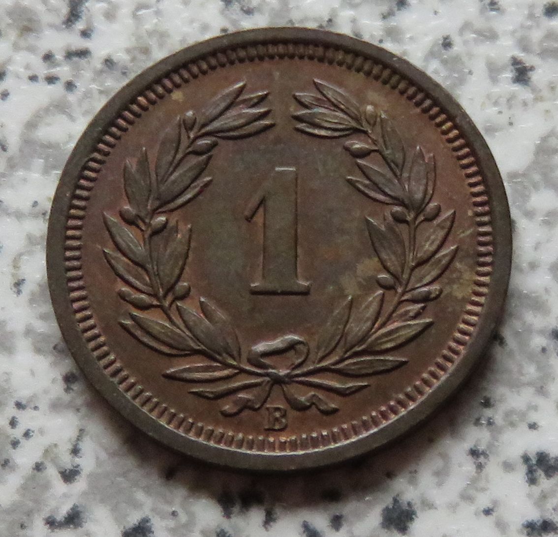  Schweiz 1 Rappen 1928 B, Erhaltung   