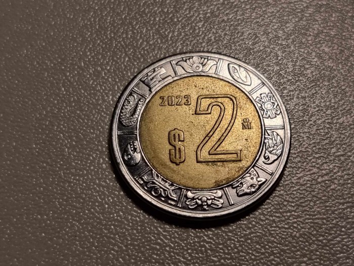  Mexiko 2 Pesos 2023 VZ   