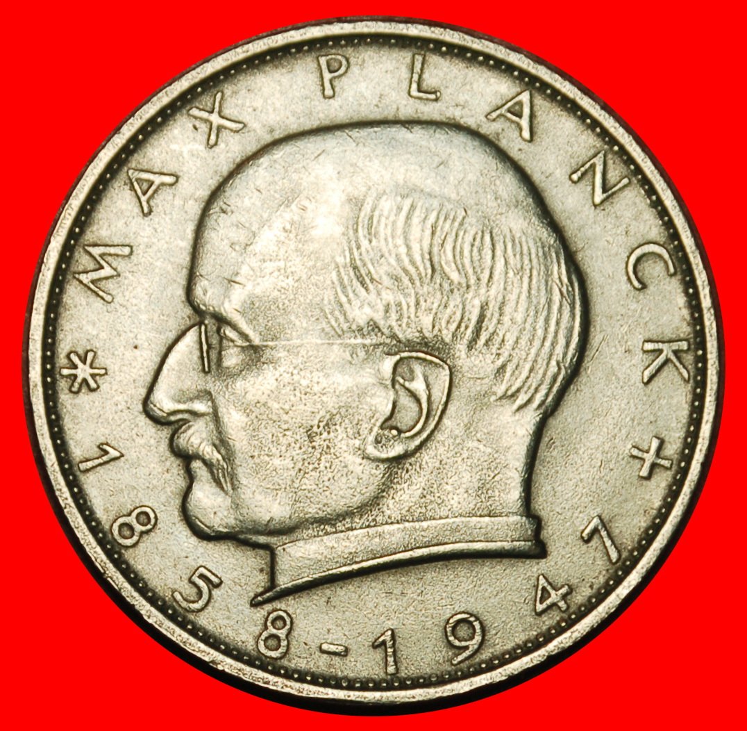  * NOBEL PRIZE 1918: GERMANY ★2 MARKS 1970F MAX PLANCK (1858-1947) DISCOVERY! LOW START ★ NO RESERVE!   