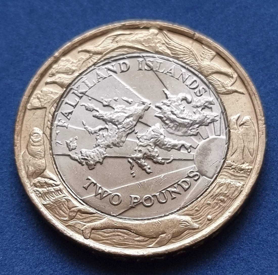 12439(15) 2 Pounds (Falkland-Inseln) 2004 in UNC- ......................... von Berlin_coins