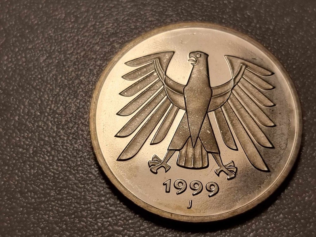  Deutschland 5 Mark 1999 J STG   