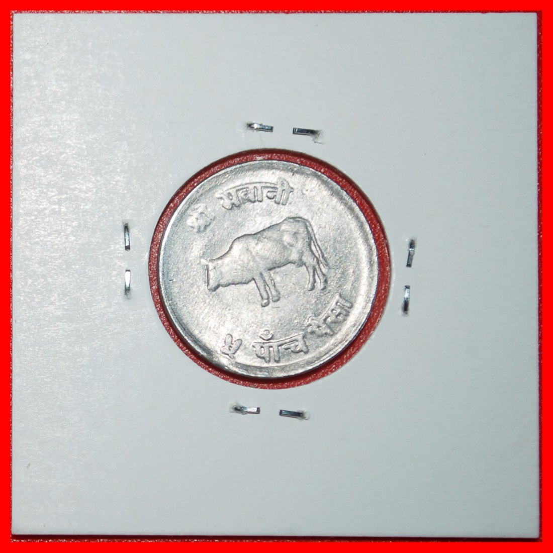 Ⰶ KUH (1971-1982): NEPAL ★ 5 PAISA 2032 (1975) FEHLER! IN PACKUNG! STG STEMPELGLANZ! OHNE VORBEHALT!