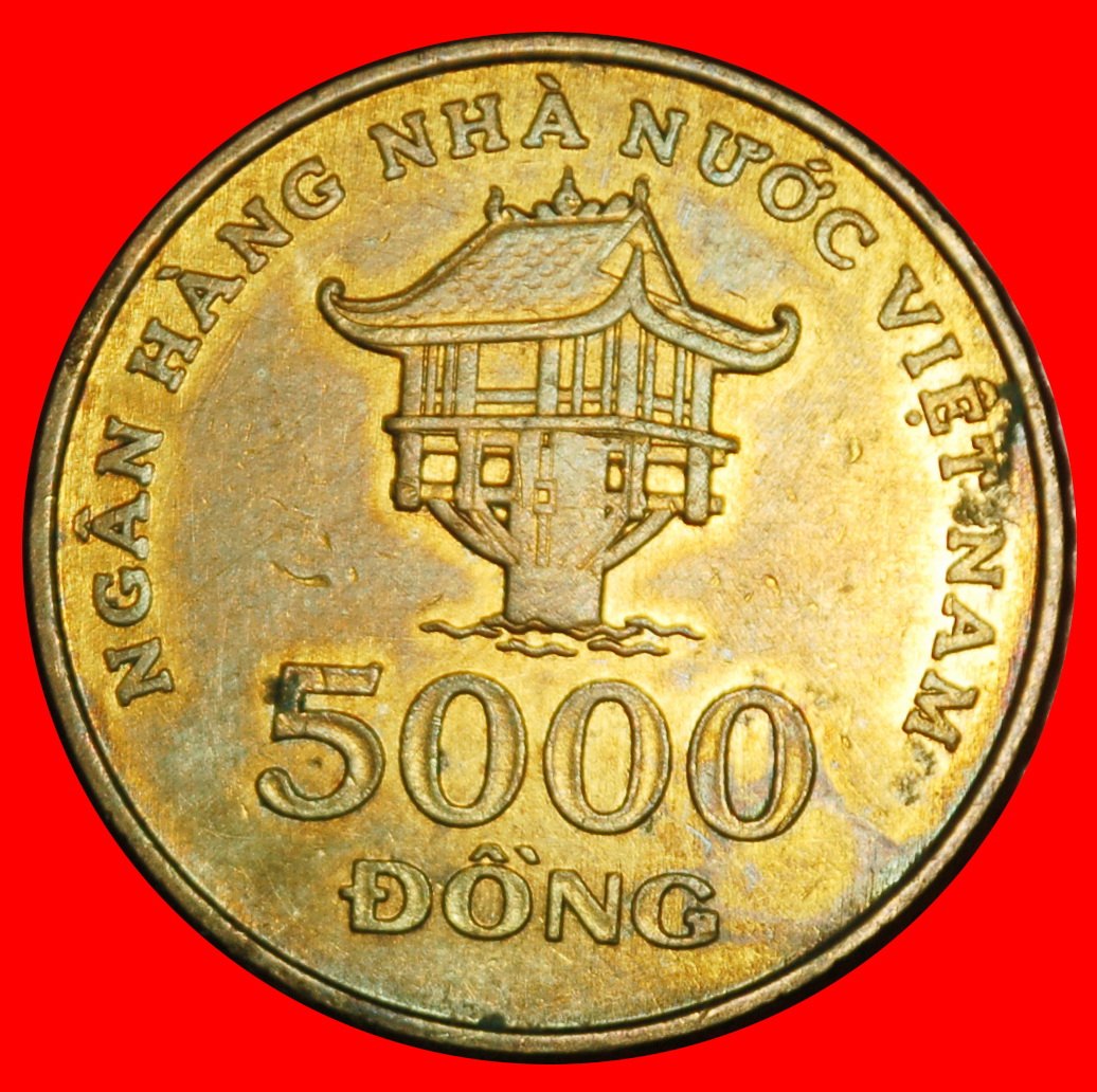 Ⰶ FINNLAND: KOMMUNISTISCHES VIETNAM ★ 5000 DONG 2003 uSTG STEMPELGLANZ! ★OHNE VORBEHALT!