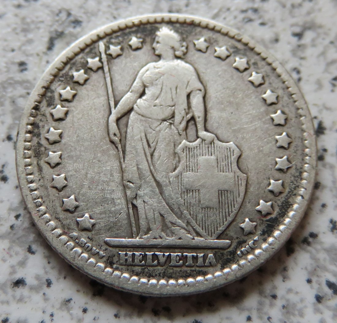  Schweiz 1 Franken 1912 B   