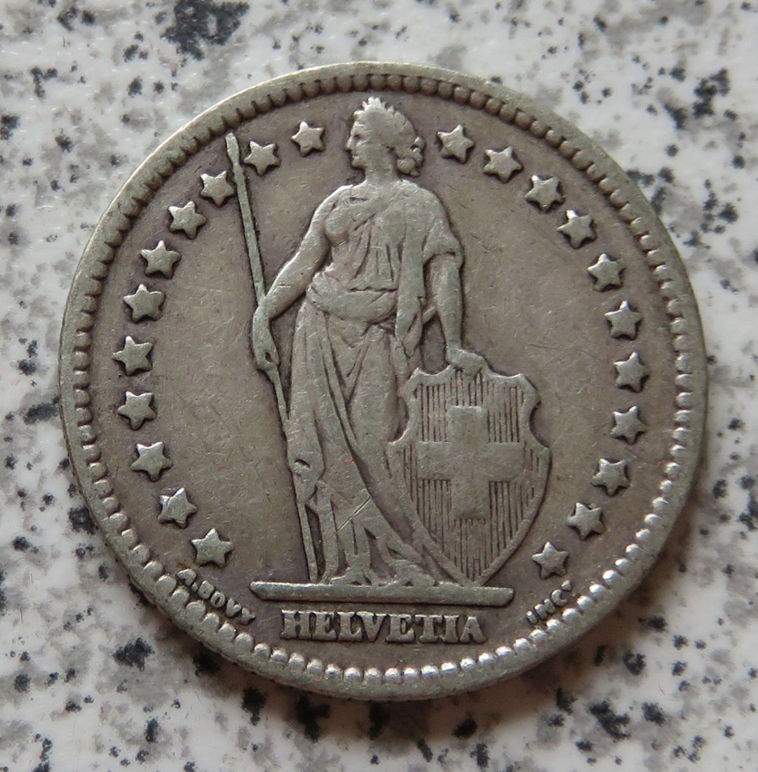  Schweiz 1 Franken 1928 B   