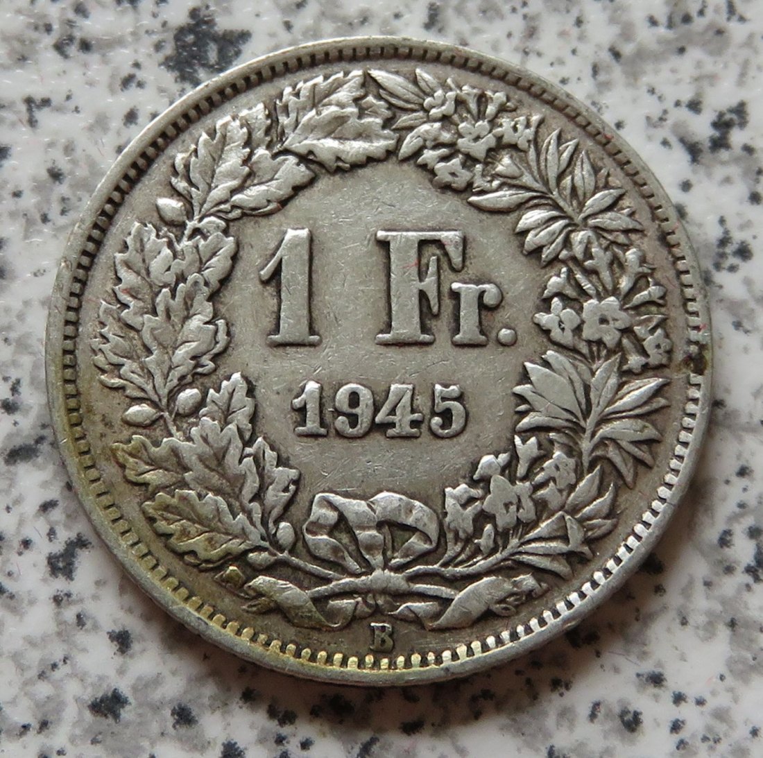  Schweiz 1 Franken 1945 B   