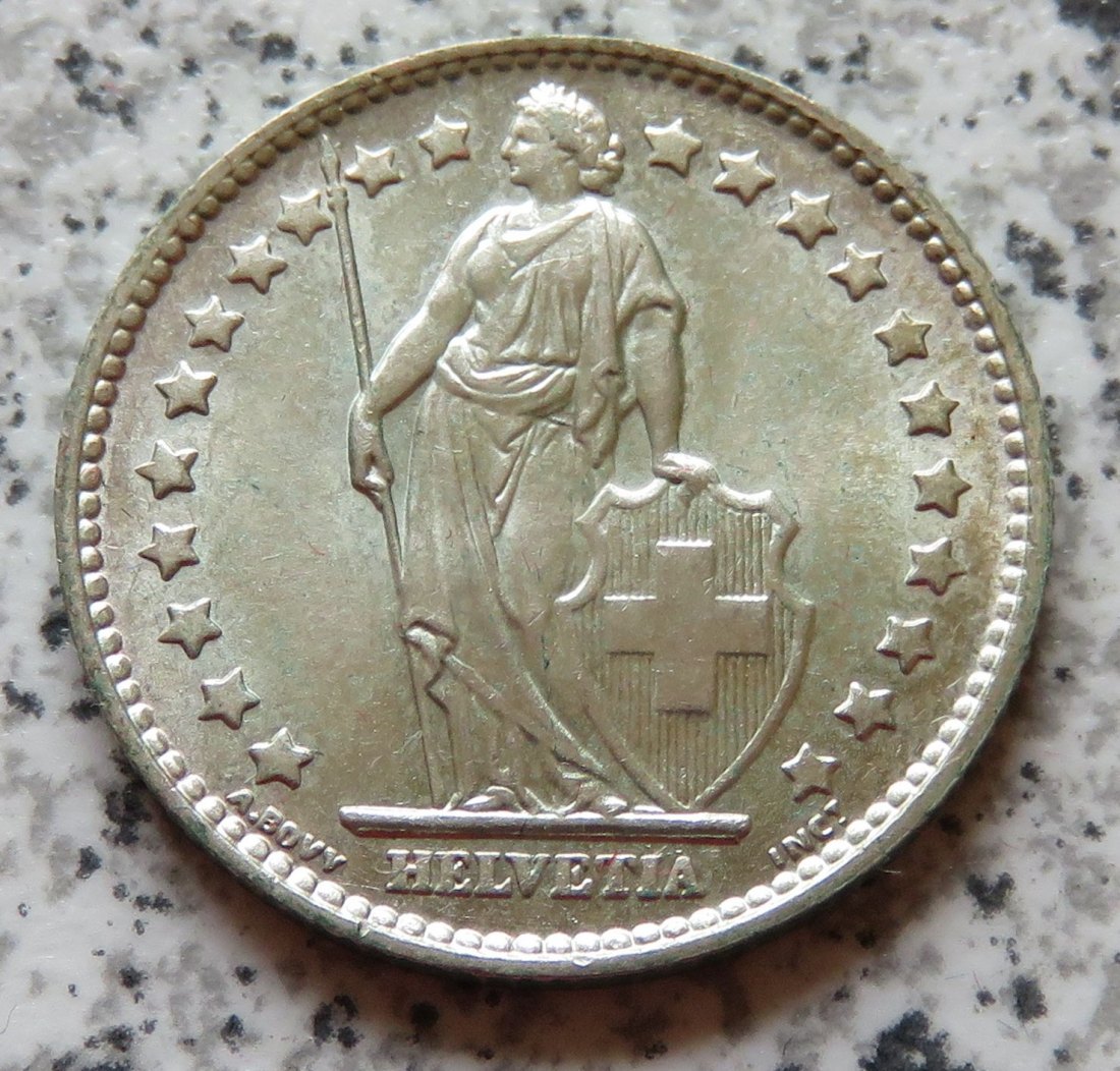  Schweiz 1 Franken 1965 B   