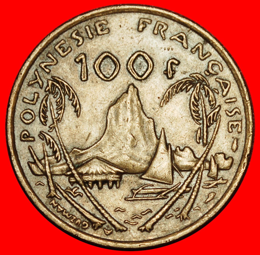 Ⰶ FRANCE SHIP (1976-2020): FRENCH POLYNESIA ★ 100 FRANCS 1976!★LOW START ★ NO RESERVE!
