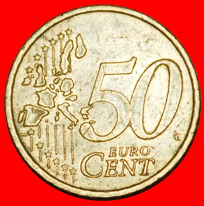  Ⰶ SÄER FEHLER (1999-2006): FRANKREICH ★ 50 EUROCENT 2000 NORDISCHES GOLD! ★OHNE VORBEHALT   