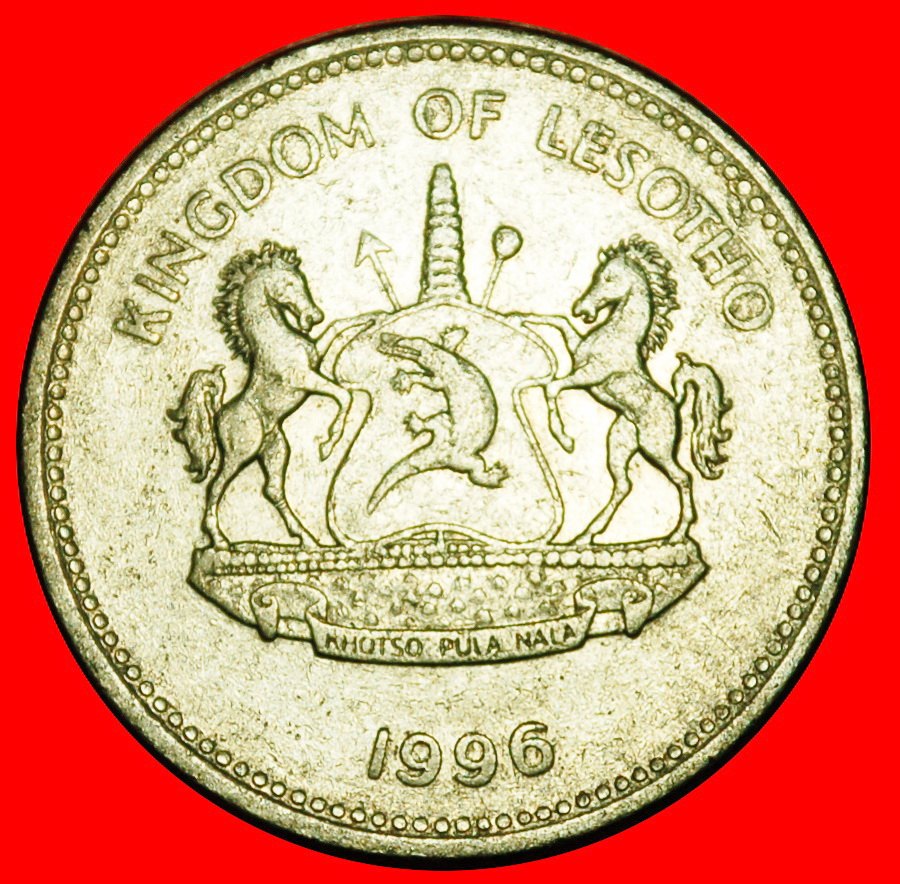  Ⰶ KROKODIL (1996-2018): LESOTHO ★ 2 LOTI 1996! LETSIE III. (1990-1995, 1996-)★OHNE VORBEHALT!   
