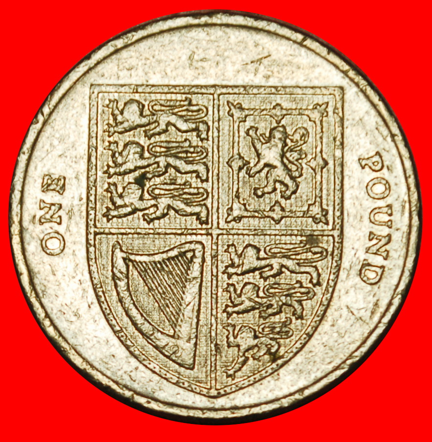  Ⰶ SHIELD (2008-2015): GROSSBRITANNIEN ★ 1 PFUND 2010! ELISABETH II. (1953-2022) ★OHNE VORBEHALT!   