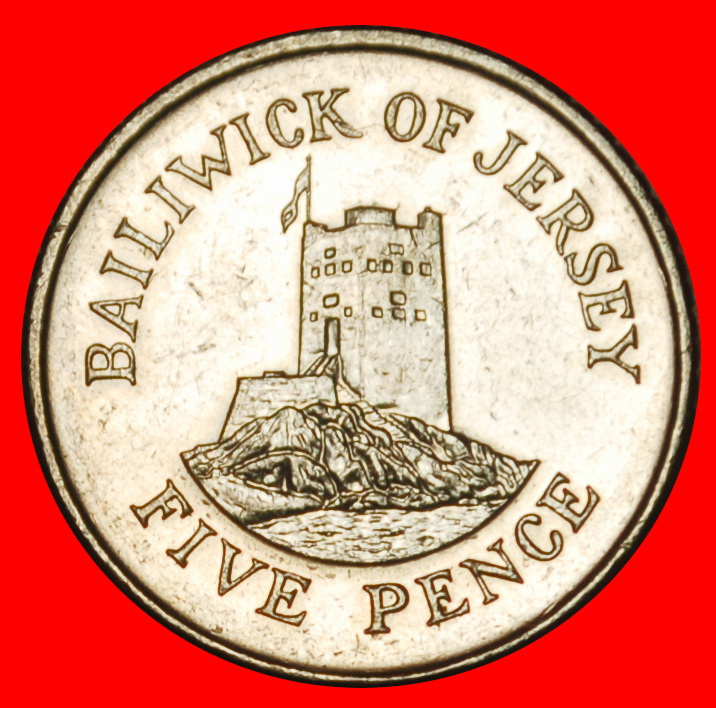  Ⰶ GREAT BRITAIN (1998-2012): JERSEY ★ 5 PENCE 2008 ELIZABETH II (1953-2022) LOW START ★ NO RESERVE!   
