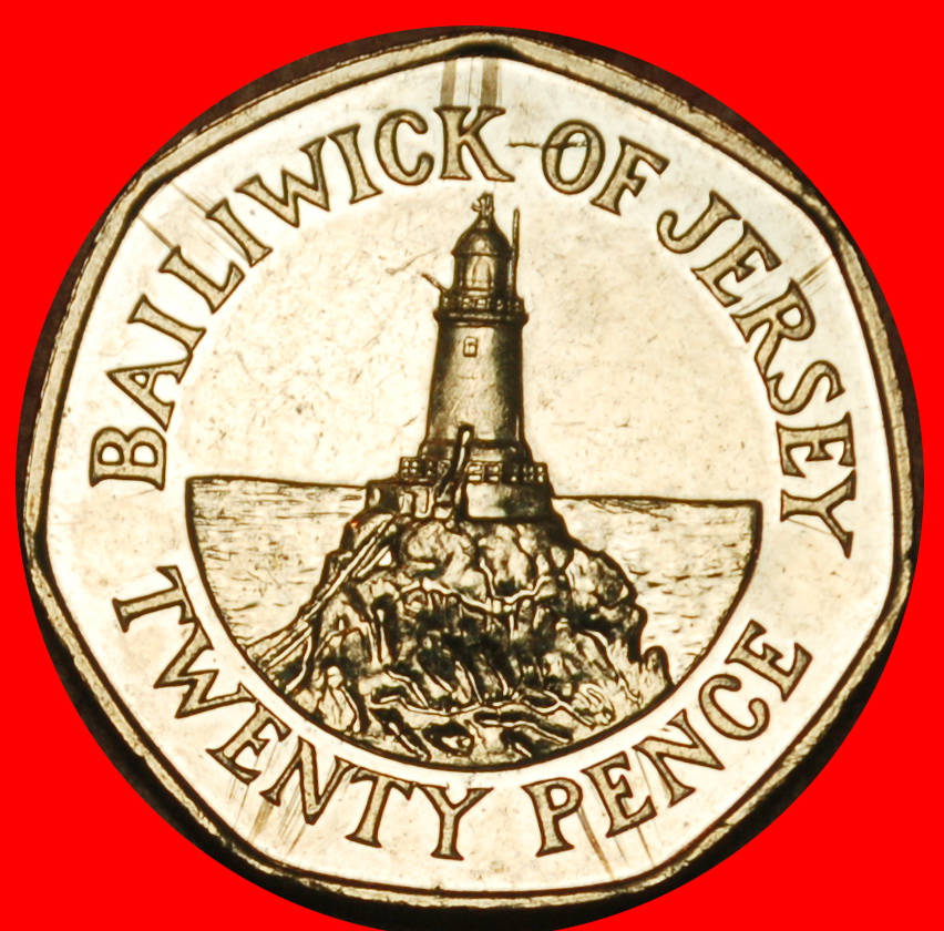 Ⰶ GREAT BRITAIN (1998-2016): JERSEY ★20 PENCE 2014 ELIZABETH II (1953-2022) LOW START ★ NO RESERVE!