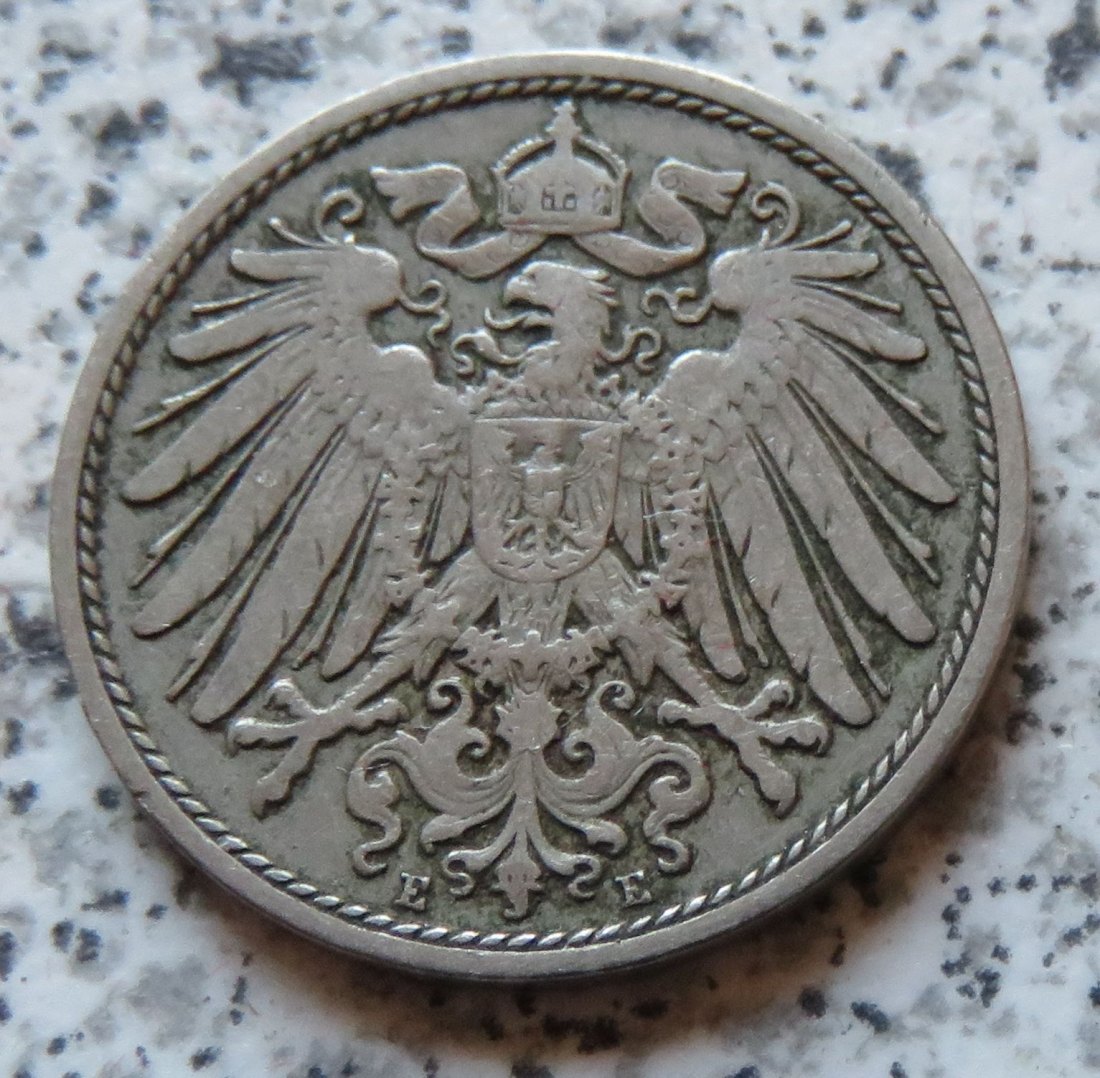  Kaiserreich 10 Pfennig 1904 E   