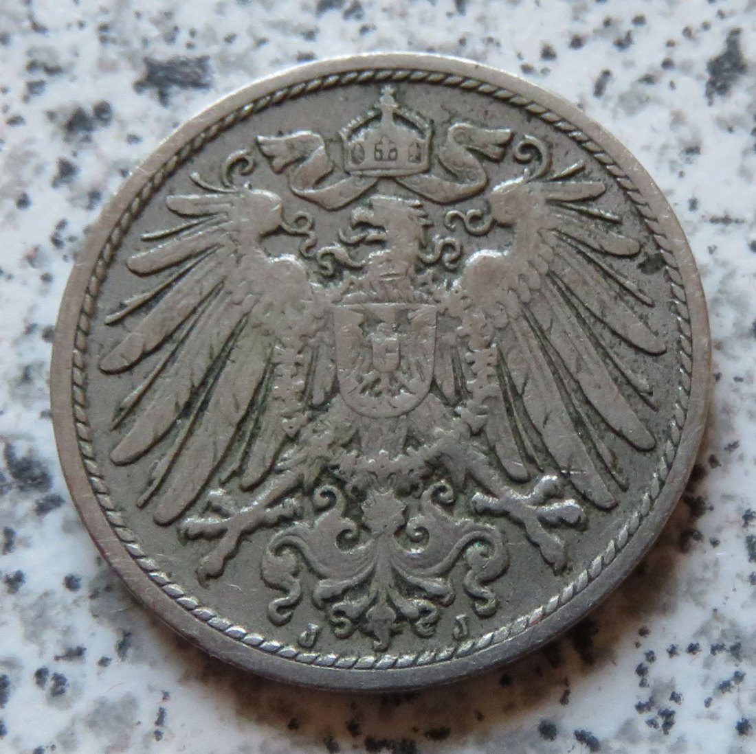  Kaiserreich 10 Pfennig 1906 J   