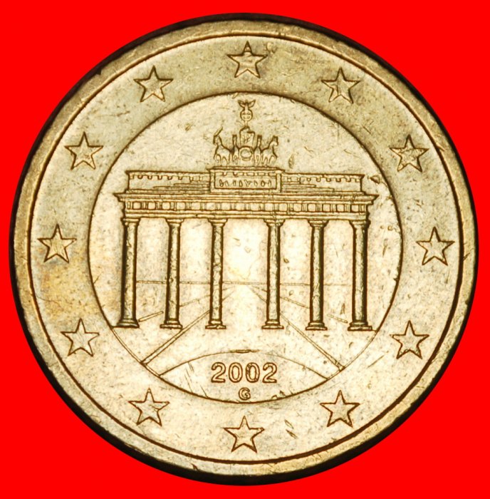  Ⰶ NORDISCHES GOLD (2002-2006): DEUTSCHLAND ★ 50 EUROCENT 2002G BADEN-WÜRTTEMBERG! ★OHNE VORBEHALT!   