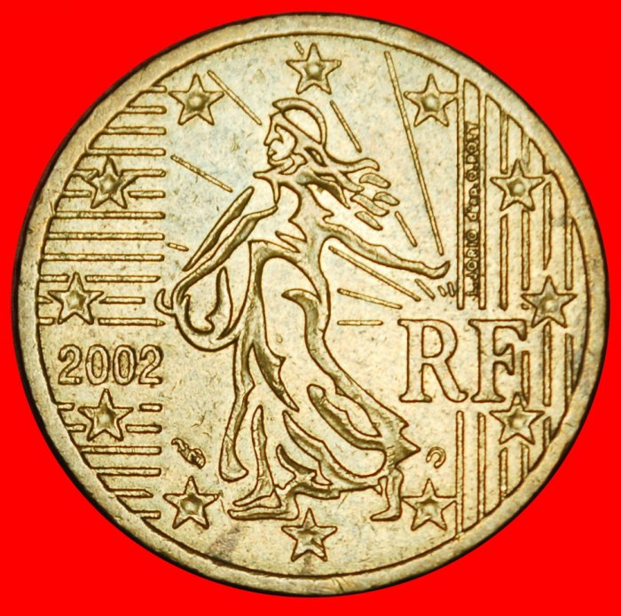  Ⰶ SÄER FEHLER (1999-2006): FRANKREICH★50 CENT 2002 NORDISCHES GOLD★VZGL STEMPELGLANZ★OHNE VORBEHALT!   