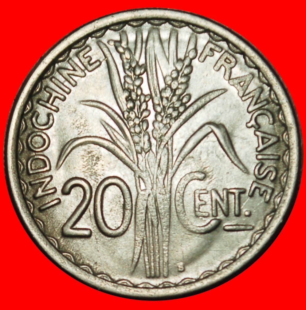  Ⰶ USA (1939-1941): INDOCHINA von FRANKREICH★20 CENT 1941S LÖWE! STG ENTDECKUNG MÜNZE★OHNE VORBEHALT!   