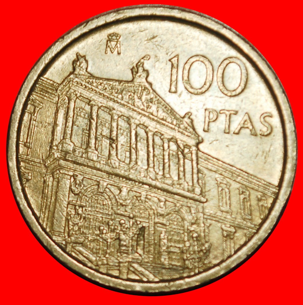 Ⰶ JUAN CAROLS I. (1975-2014): SPANIEN ★ 100 PESETEN 1996 BIBLIOTHEK! ★OHNE VORBEHALT!