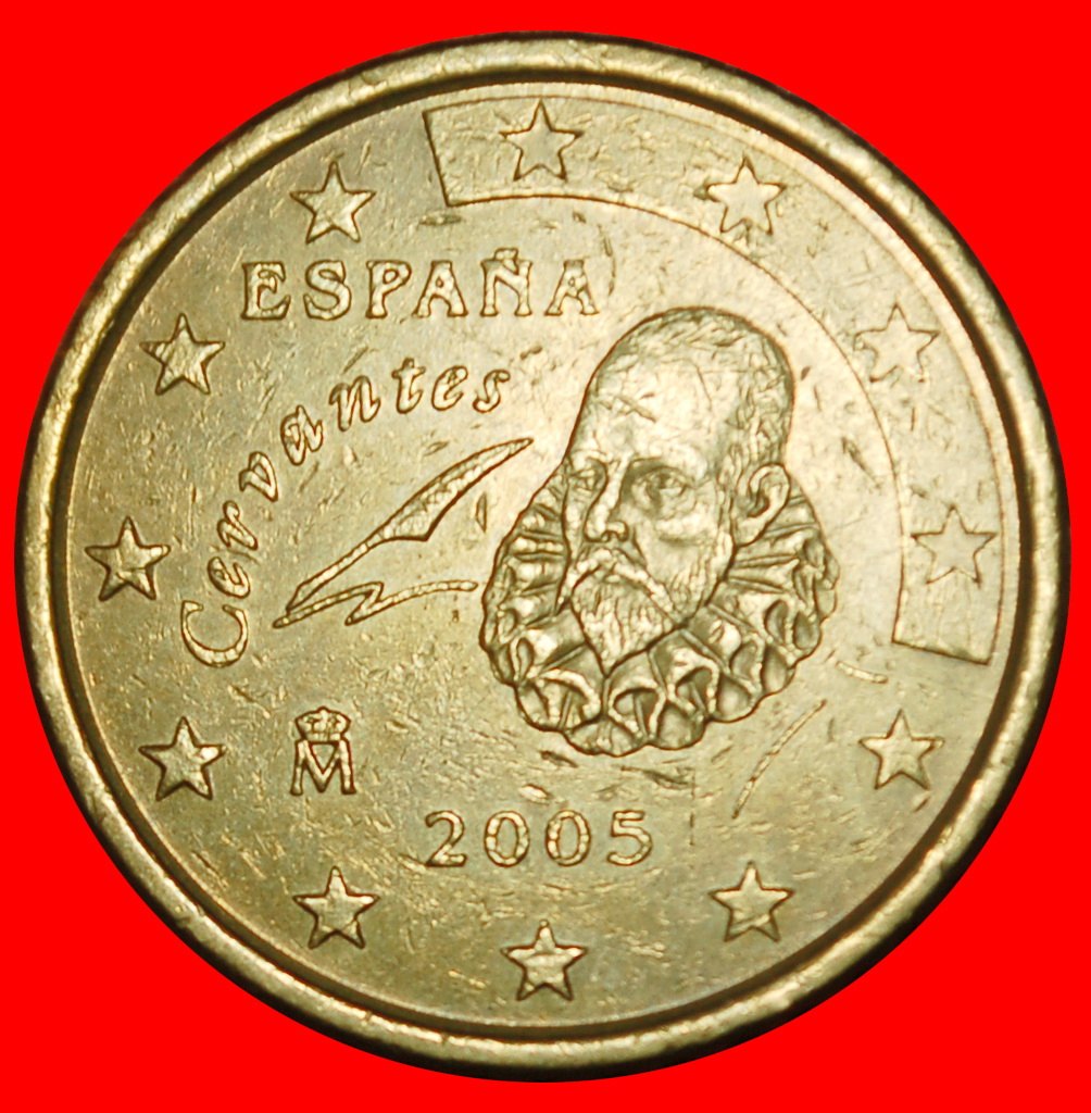 Ⰶ NORDIC GOLD (1999-2024): SPAIN★50 EURO CENTS 2005! JUAN CARLOS I 1975-2014 LOW START ★ NO RESERVE!