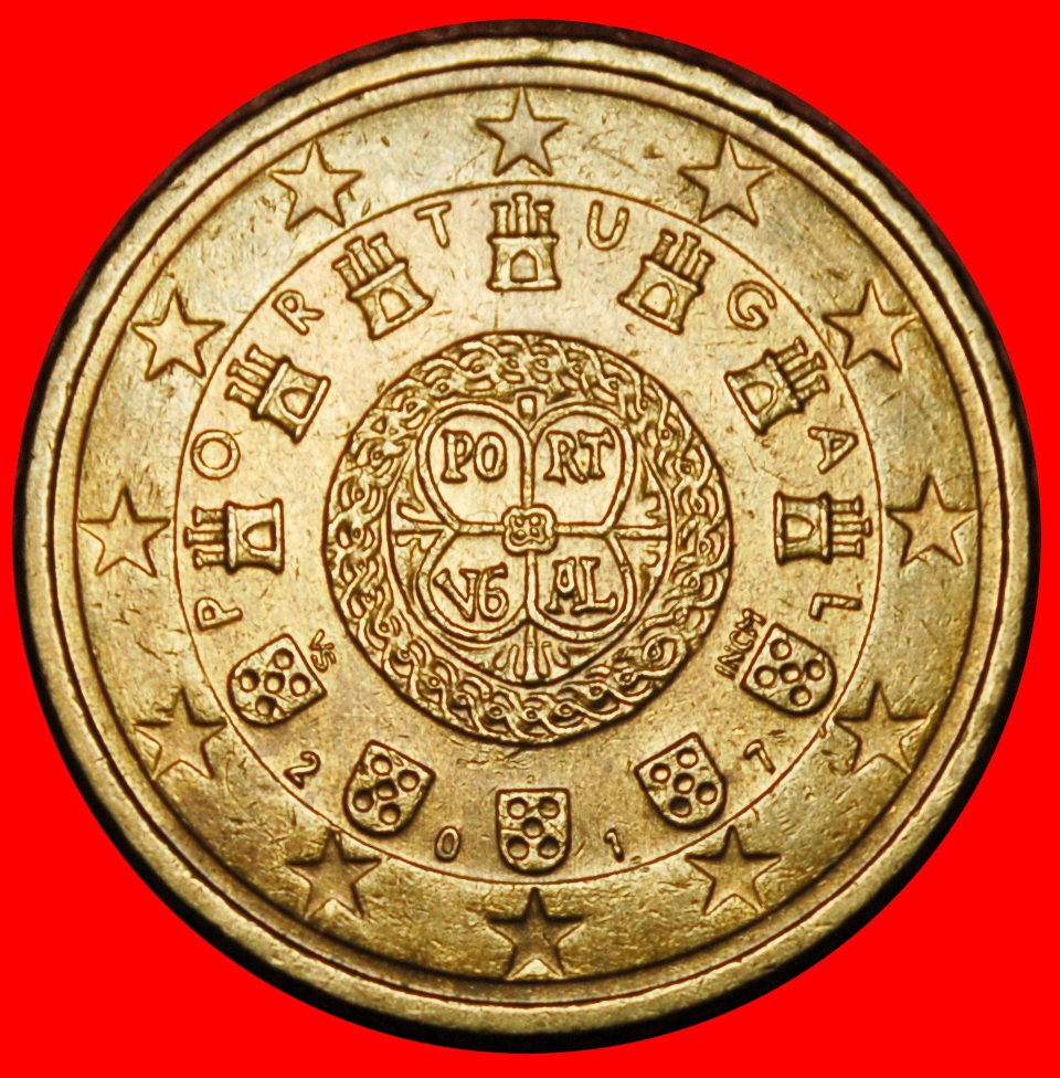 Ⰶ NORDIC GOLD (2002-2007): PORTUGAL ★ 50 EURO CENTS 2017! JUST PUBLISHED! ★LOW START ★ NO RESERVE!