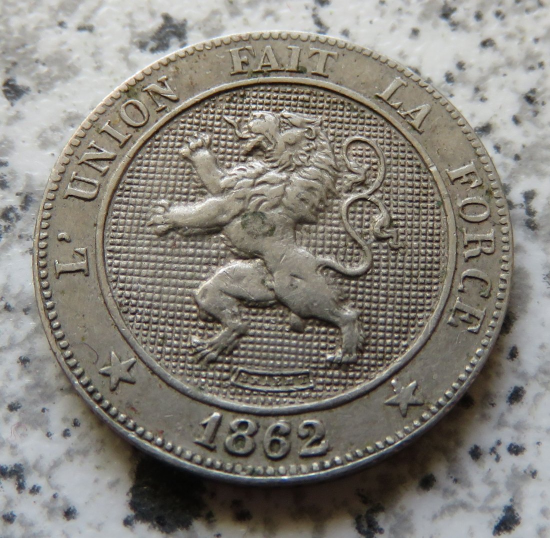  Belgien 5 Centimes 1862   